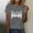 Gray, variant on Baseball Mom Shirt for Womens Mom Shirt Summer Solid Color Short Sleeve O-Neck Letter Print Casual Tops Tees for Mother's Day(Gray,M)