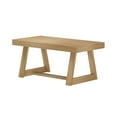 thumbnail image 3 of Plank+Beam Farmhouse Coffee Table, 48" Solid Wood Tables for Living Room, Rectangular Center Table, 3 of 8