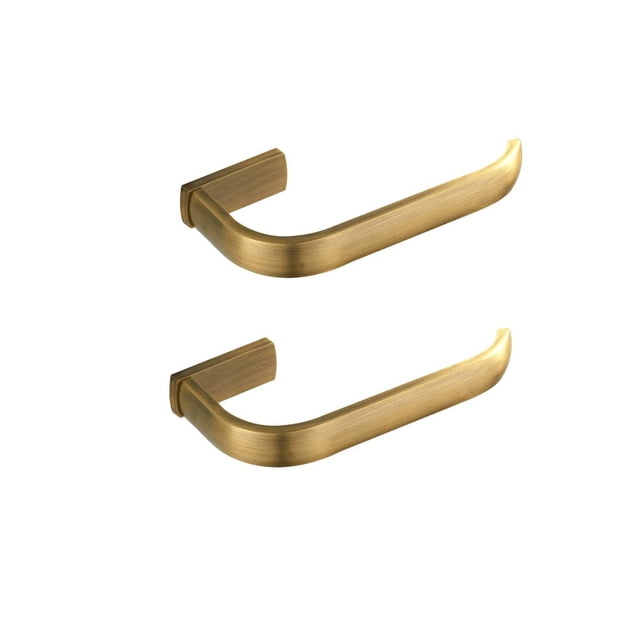 2xBronze Soporte De Pared Papel Soporte De Toalla De Latón Perchero