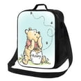 thumbnail image 1 of Winnie Bear Pooh Hunny Lunch Bag Portable Tote Bag Insulated Lunch Box Picnic Beach Office Insulated Bento Bag, 1 of 9