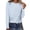 Blue, variant on Women's Striped Print Crew Neck Long Sleeve Loose Pullover T Shirt, Casual Relaxed Blouse for Everyday Wear, Home Comfort, or Relaxing Weekends Blue S
