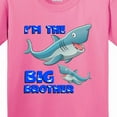 thumbnail image 4 of Inktastic I'm the Big Brother Shark Youth T-Shirt, 4 of 5