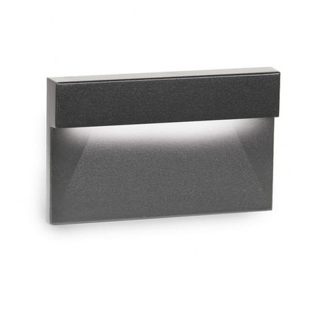 

WAC Lighting Landscape Ledge LED Aluminum Step and Wall Light in Black/Amber