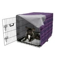 thumbnail image 5 of Retro Dog Crate Cover, Cassette in 80's Style in Distorted Like Perspective View Illustration, Easy to Use Pet Kennel Cover Small Dogs Puppies Kittens, 7 Sizes, Fuchsia and Blue Violet, by Ambesonne, 5 of 6