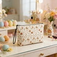 thumbnail image 1 of Easter Bunny Makeup Bag Multi-functional Double-sided Printed Storage Bag Home Zipper Toiletry Bag Coin Purse Suitable For Easter Gifts, 1 of 6