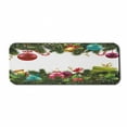 thumbnail image 1 of Christmas Computer Mouse Pad, Snowy Winter Xmas Time Happy New Year Greeting Presents Bells Leaves Garland, Rectangle Non-Slip Rubber Mousepad Large, 31" x 12" Gaming Size, Multicolor, by Ambesonne, 1 of 2