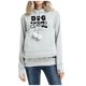 thumbnail image 1 of Sudadera con orejas de gato y bolsillo grande para mascotas de manga larga para mujer Pompotops gfhjh23264, 1 of 7