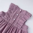 thumbnail image 6 of HAOTAGS Girls Tank Dresses,Mid-Length Park Play Shift Skater Summer Sleeveless Dress Purple 2-3, 6 of 9