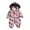 Pink, variant on Ski Suits for Kids, Boys Girls Fashion Solid Color Keep Warm Thickening Warm Outdoor Hooded Jumpsuit Waterproof Windproof Winter Warm Outdoor Jackets Coats