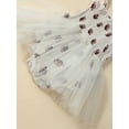 thumbnail image 6 of Bagilaanoe Newborn Baby Girl Rompers Dress Print Sleeveless Bodysuit + Headband 6M 12M 18M 24M Infant Tulle Patchwork A-line Dresses, 6 of 8