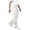 White, variant on Boys Khaki Pants Outdoor Hiking Travel Elastic Waisted Casual Loose Cargo Trousers with Pockets Size 4-15