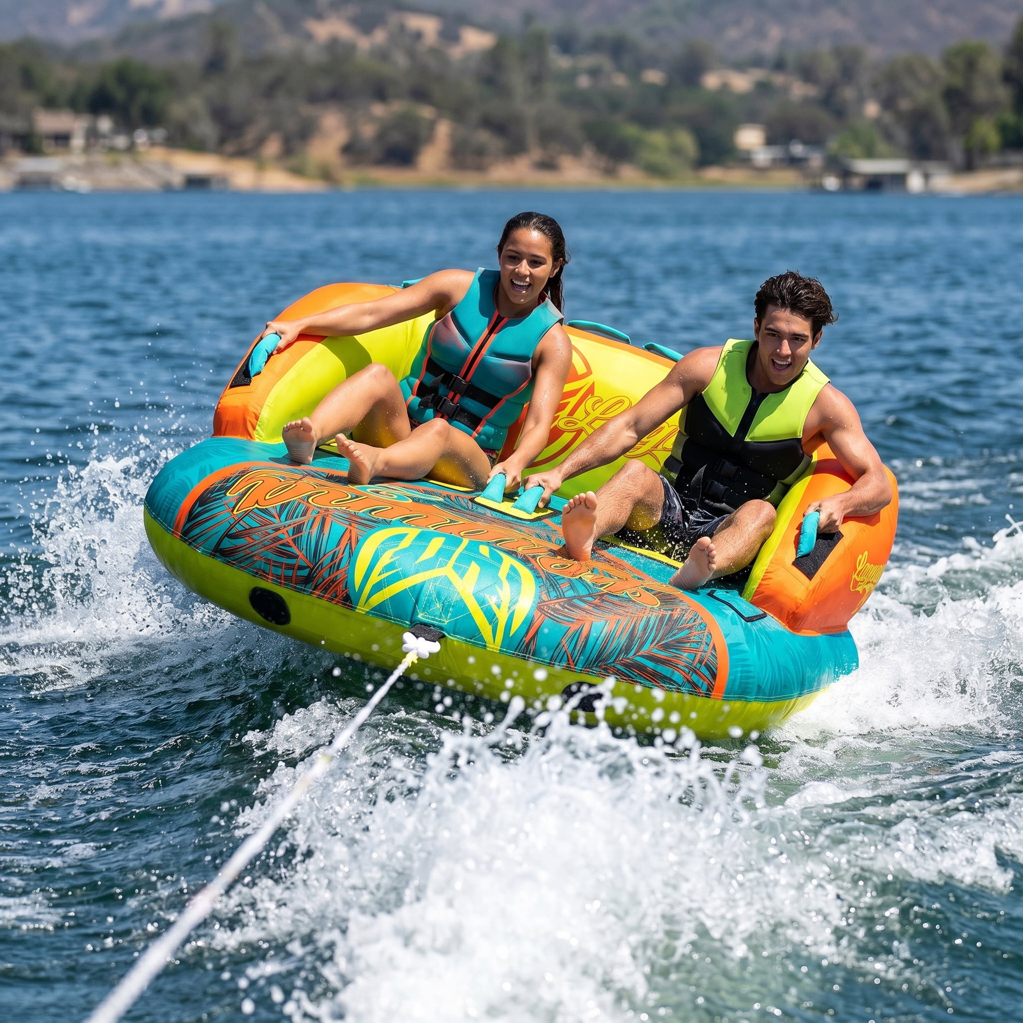 HO Sports Laguna 2 Person Towable Tube - Thrilling Water Adventures for Two