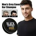thumbnail image 5 of Men's Grey Coverage Bar Shampoo Hair Darkening Black Soap for Grey Hair Covers U6H1, 5 of 10