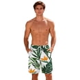 thumbnail image 5 of NTACZA Mesh Liner Shorts Men Drawstring Bathing Suit Graphic Elastic Waist Mens Swim Trunks S, 5 of 9