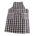 thumbnail image 4 of Delantal de chef con bolsillos, delantal de camarero, lavable y ajustable para mujer Café, 4 of 9