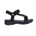 thumbnail image 1 of Sandalias Mujer Casuales Velcro Cómodas Real Jungle Huaraches negro 27, 1 of 5