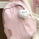 thumbnail image 5 of Mini mochila para mujer, pequeña bolsa de viaje colorida para verano preppy | Estilo universitario ligero de moda, 32x26cm, tirantes ajustables, duradero y resistente al agua, incluye colgante de, 5 of 7