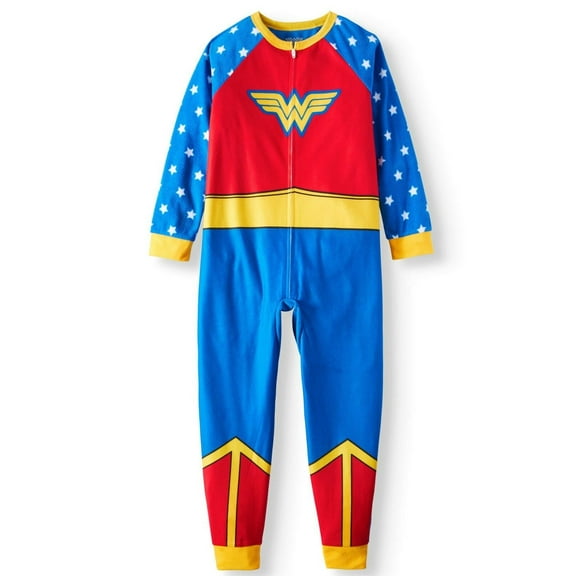 Wonder Women Long Sleeve Sleeper Blanket Pajama Girl Size 6/6X