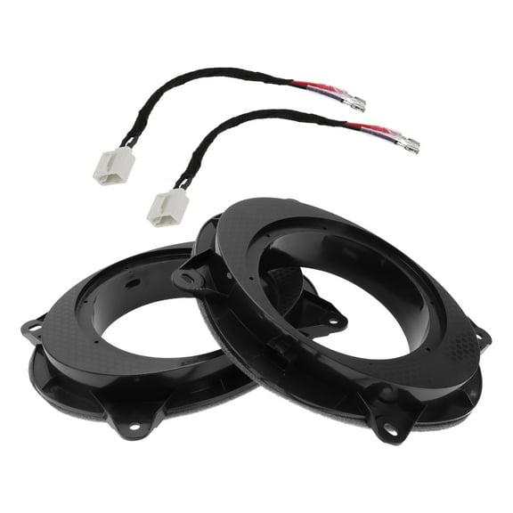 Unique Bargains Speaker Spacer Ring Tweeter Speaker Spacer Adapter for Toyota 6x9" to 6.5" 2Set