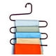 thumbnail image 1 of Yuarrent KOGOTA-percha para ropa en forma de S, soporte para estante de ropa multicapa, pantalones, corbatas, bufandas, organizador de Almacenamiento y organización del hogar café, 1 of 6