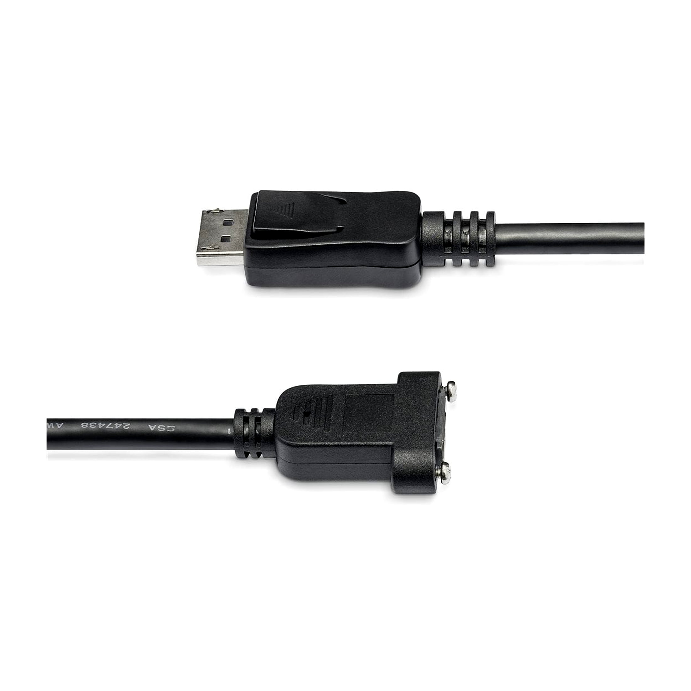 StarTech 3ft DisplayPort Panel Mount Cable - F/M