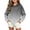Black, variant on CYRBOKO Pullover Hoodies for Girls Size 10-12, Warm Casual Gradient Long Sleeve Fall Winter Top Navy