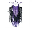 thumbnail image 2 of Blukids Triple Moon Goddess Macrame Wall Hanging Large Dream Catcher Boho Wiccan Moon Phases Handmade Bohemian Hippie Woven Pagan Wall Decor for Bedroom Dorm Nursery Decoration(Purple), 2 of 6
