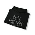 thumbnail image 4 of Pug Mom Hoodie, Gifts, Hooded Sweatshirt, 4 of 4