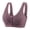 Purple, variant on Odeerbi Nursing Bras for Women Breastfeeding Wireless Bras Lactation Vest Back Adjustment Yoga Running Bra Purple