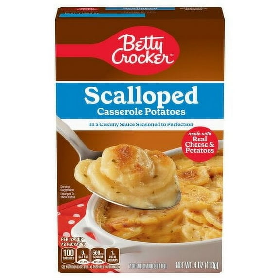 2 Pack - Betty Crocker Casserole Potatoes, Scalloped 4 oz Package May Vary