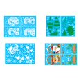 thumbnail image 1 of Jinsinto Xmas Window Clings Decoration, Snow Pattern (4 Sheets), 1 of 5