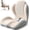 Cream, variant on Ergonomic Back Support Seat Cushion,2-in-1 Seat Cushion and Backrest with L-Shaped Design,Ergonomic Memory Foam Seat Cushion for Long Sitting,Back & Tailbone Pain,Raised Cushion for Lumbar and Butt