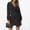 Black, variant on Women's Elegant V Neck Satin Dress With Waist And Low Cut Hijab for Women Scarf Dresses for Women Party Long Sleeve Scarfs for Women Packs Dress for Girls Girls Hijab Dresses for Ladies Fashion Hijab
