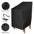 thumbnail image 6 of Heavy Duty Outdoor Patio Chair Cover Waterproof Lawn Patio Furniture Covers Set of 2, 6 of 6