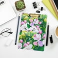 thumbnail image 7 of FMSHPON White Flower Green Fruit Clipboard Hardboard Wood Nursing Clip Board and Pull for Standard A4 Letter 13x9 inches, 7 of 7