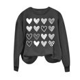 thumbnail image 3 of Njagoc3 Womens Round Neck Printed Sweatshirt Long Sleeve Tops Sweatshirt Hooded Sweatshirt, 3 of 6