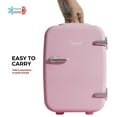 thumbnail image 4 of Caynel 4-Liter/6 Can Portable Mini Fridge with Warming Function, Pink, 4 of 8