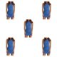 thumbnail image 1 of Jumpingount Vestido estético Faldas casuales Traje de verano Top acanalado Lavable al aire libre Diseño elegante de moda Mini vestidos Azul 3XL Type2 NO2, 1 of 6