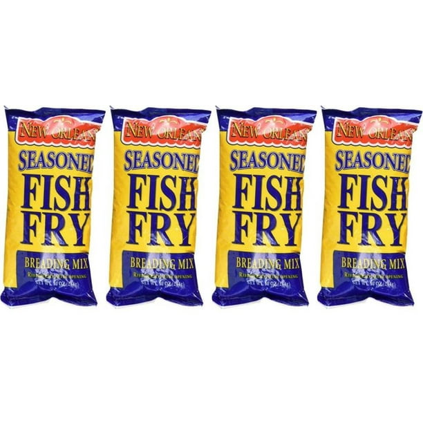 Zatarains New Orleans Seasoned Fish Fry Breading Mix, 10 Ounces Pack