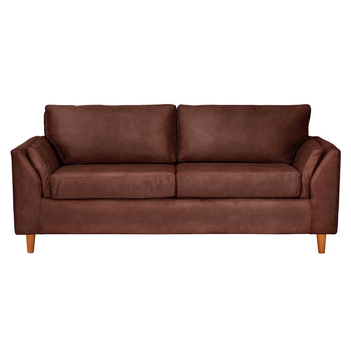 Sofa Milan 3 C Cuero Kentucky Café Moro