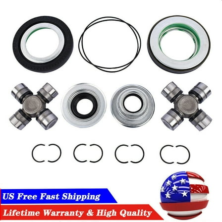 For Ford F250 F350 Superduty 2005-14 Front Axle Seal And Greaseable U Joint Kit