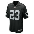 thumbnail image 2 of Men's Nike David Long Jr.  Black Las Vegas Raiders Team Game Jersey, 2 of 6
