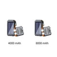 thumbnail image 2 of facefd Professional Solar Power Bank Lithium Polymer Battery Fast Charging Portable Charger 2.1A 2 USB Ports Battery Pack with Dual Led 4000mah, 2 of 4