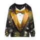 thumbnail image 4 of Sudaderas sin capucha para hombre, estilo casual, con estampado de moda, sudadera de manga larga, blusas de manga larga con cuello redondo, camisas, blusas para hombre, poliéster, 4 of 4