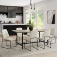 thumbnail image 4 of Simpli Home Campbell 72 inch x 36 inch Rectangle Modern Industrial Dining Table in Grey Wash, 4 of 12