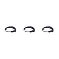thumbnail image 4 of stanreset Leather Wrap Bracelet Bangle Braided Rope Multi Layer Cord Jewellery For Men black 3PCS, 4 of 6