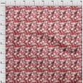 thumbnail image 4 of oneOone Silk Tabby Pink Fabric Tropical Leaf Diy Clothing Quilting Fabric Print Fabric By Yard 42 Inch Wide, 4 of 5