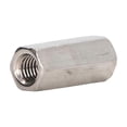 thumbnail image 3 of 20Pcs Hex Coupling Nut 304 Stainless Steel Rust Proof Female Thread M5 Connector Nut Silver, 3 of 5