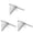 White 3PCS, variant on Adjustable Chocolate Funnel for Baking Cake Decorating Tools Kitchen, White 1PCS