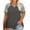 Dark Grey, variant on Vergoodr Women Plus Size T-shirts Casual Tank Tops Summer